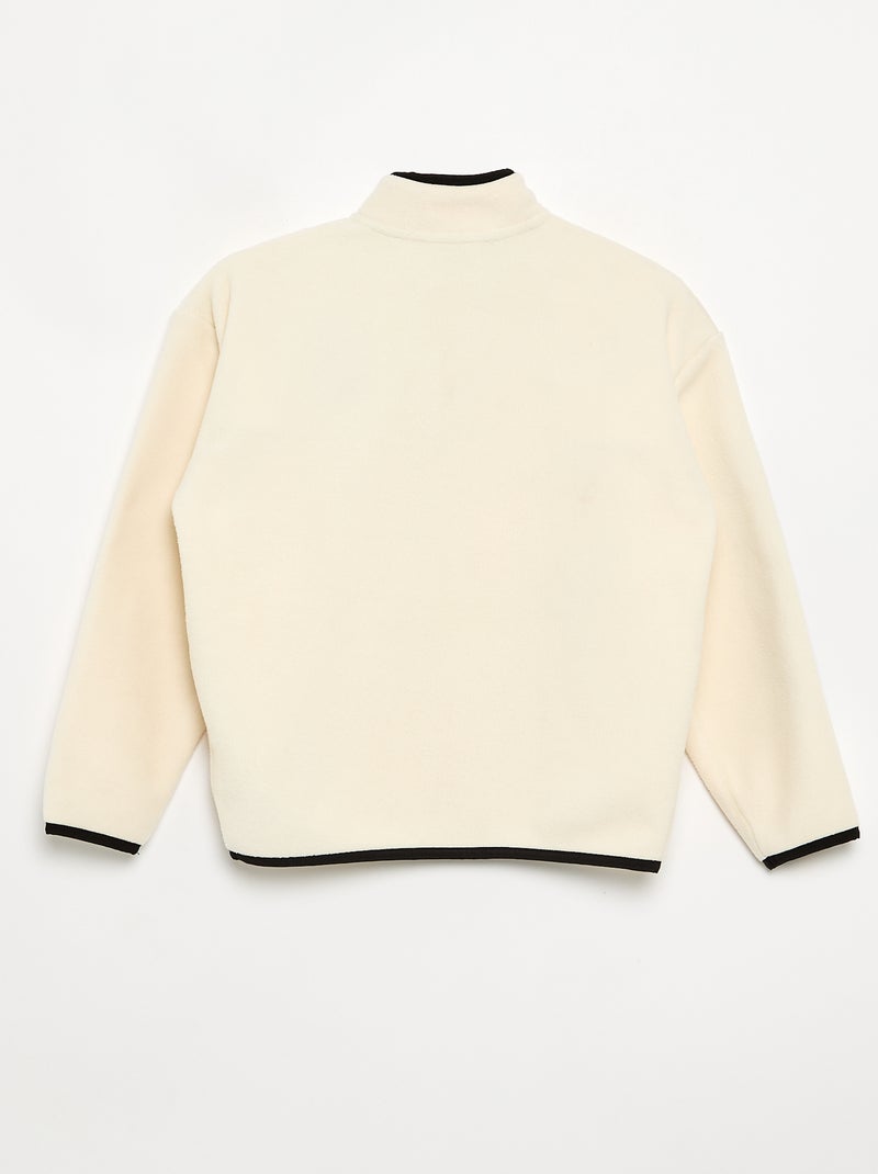 Sudadera 'Mario Bros' con bandas a contraste Blanco - Kiabi