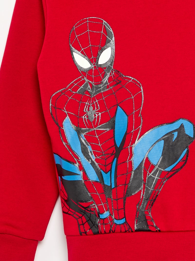 Sudadera 'Marvel' 'Spider-man' con capucha Rojo - Kiabi