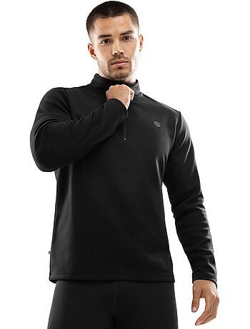 Sudadera media cremallera entrenamiento hombre fitness hombre inter