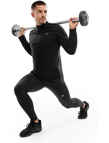 Sudadera media cremallera entrenamiento hombre fitness hombre inter