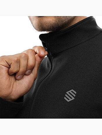 Sudadera media cremallera entrenamiento hombre fitness hombre inter
