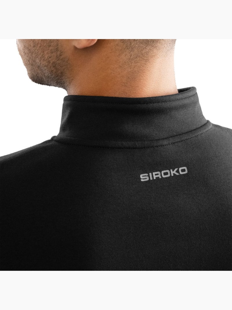 Sudadera media cremallera entrenamiento hombre fitness hombre inter Negro - Kiabi