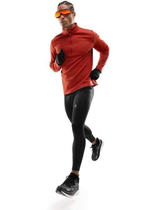 Sudadera media cremallera entrenamiento hombre fitness hombre torch - Kiabi Sudadera media cremallera entrenamiento hombre fitness hombre torch - Kiabi