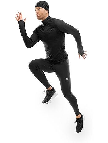 Sudadera media cremallera running hombre fitness hombre intuit