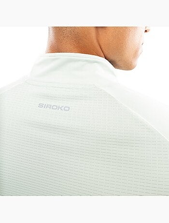 Sudadera media cremallera running hombre fitness hombre intuit