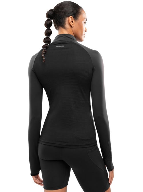 Sudadera media cremallera running mujer fitness mujer center - Kiabi Sudadera media cremallera running mujer fitness mujer center - Kiabi