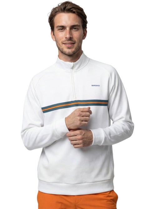 Sudadera media cremallera tenis hombre tenis hombre tiebreak - Kiabi Sudadera media cremallera tenis hombre tenis hombre tiebreak - Kiabi