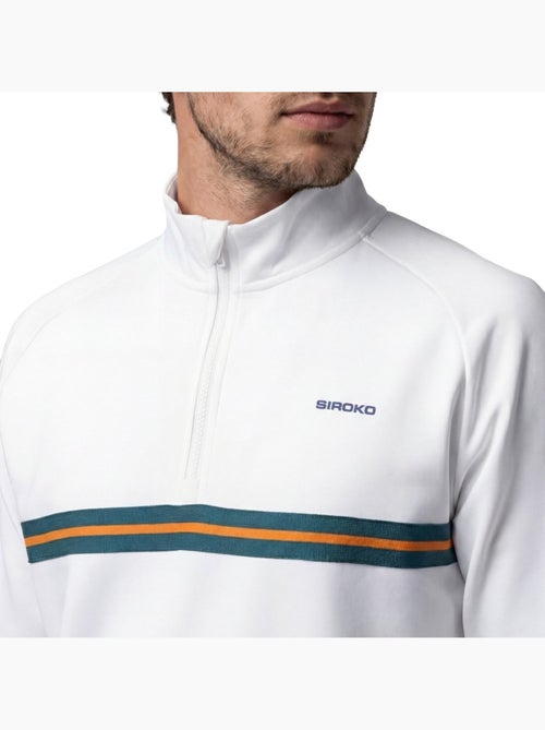 Sudadera media cremallera tenis hombre tenis hombre tiebreak - Kiabi Sudadera media cremallera tenis hombre tenis hombre tiebreak - Kiabi
