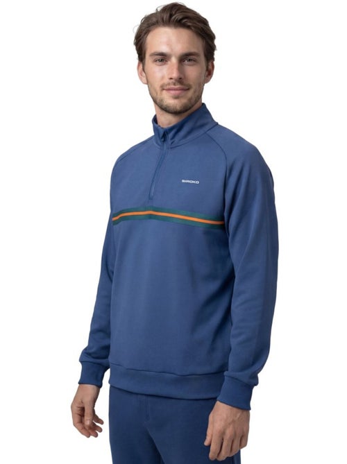 Sudadera media cremallera tenis hombre tenis hombre tiebreak navy - Kiabi