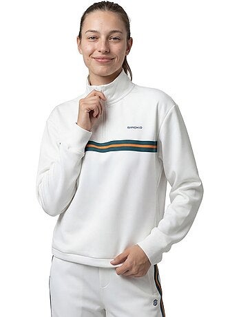 Sudadera media cremallera tenis mujer tenis mujer tiebreak-w