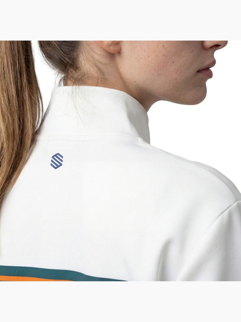 Sudadera media cremallera tenis mujer tenis mujer tiebreak-w Blanco - Kiabi