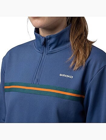 Sudadera media cremallera tenis mujer tenis mujer tiebreak-w navy