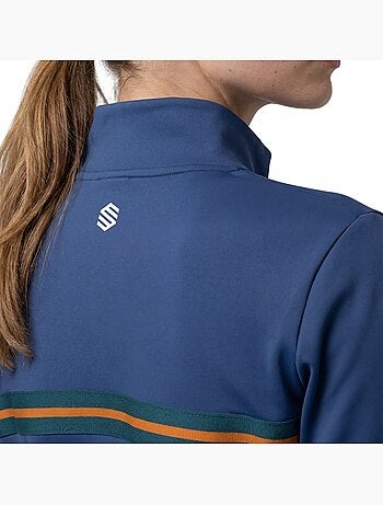 Sudadera media cremallera tenis mujer tenis mujer tiebreak-w navy