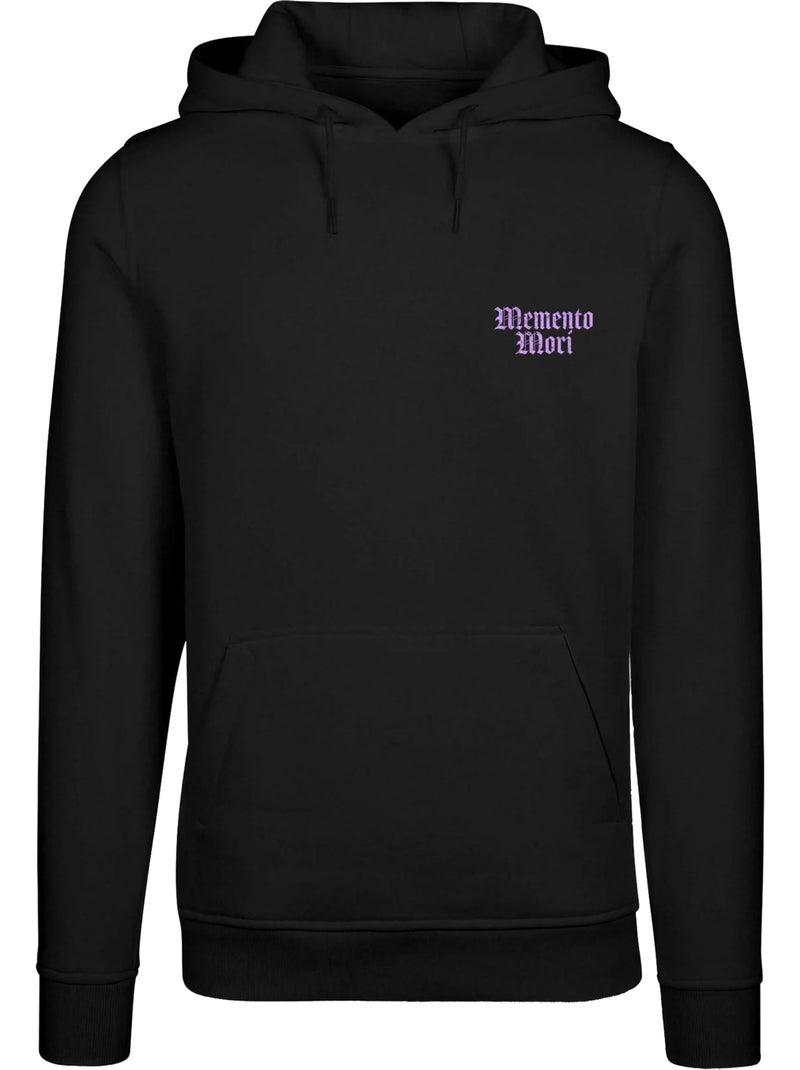 Sudadera memento mori diseño estampado en espalda para hombre - mister tee Negro - Kiabi