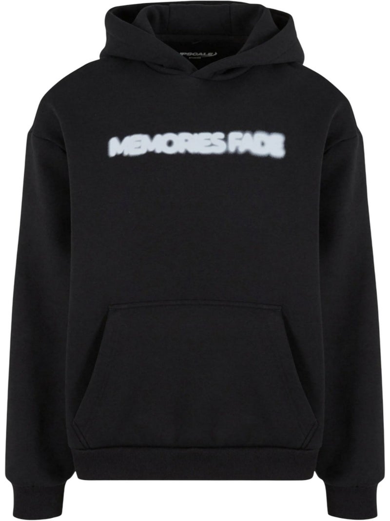 Sudadera memories fade diseño suave para hombre - mister tee Negro - Kiabi