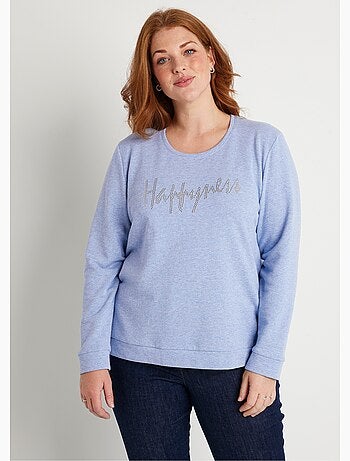 Sudadera mensaje cuello redondo - Afibel