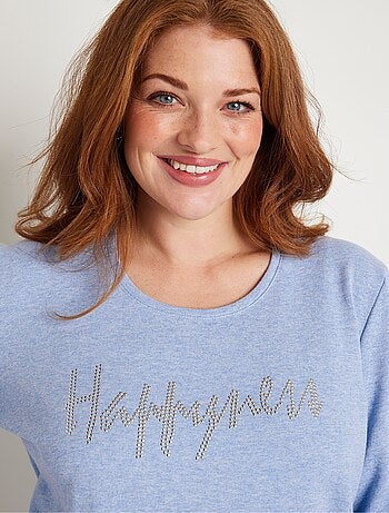 Sudadera mensaje cuello redondo - Afibel