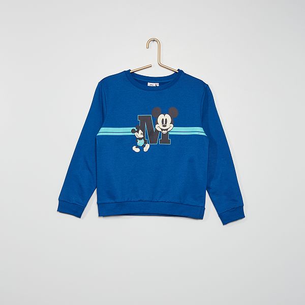 Sudadera 'Mickey' 'Disney' Niño 3-12 años - AZUL - Kiabi - 9,00€