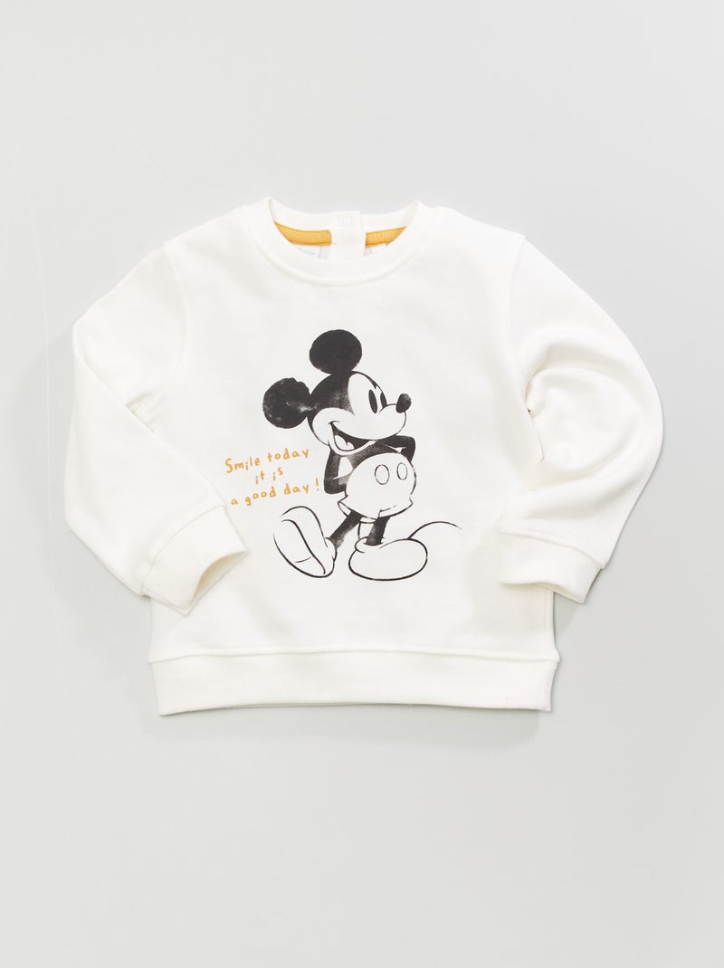 Sudadera 'Mickey' 'Disney' BLANCO - Kiabi