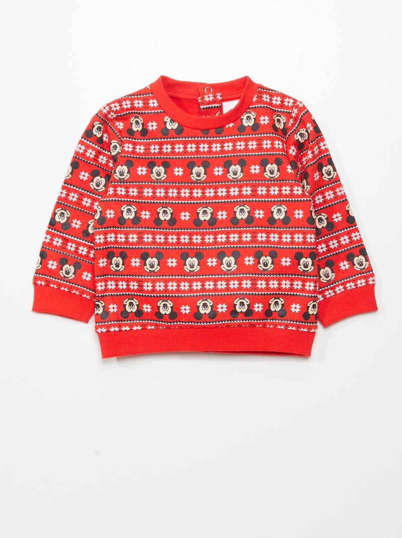 Sudadera 'Mickey Mouse' ROJO - Kiabi