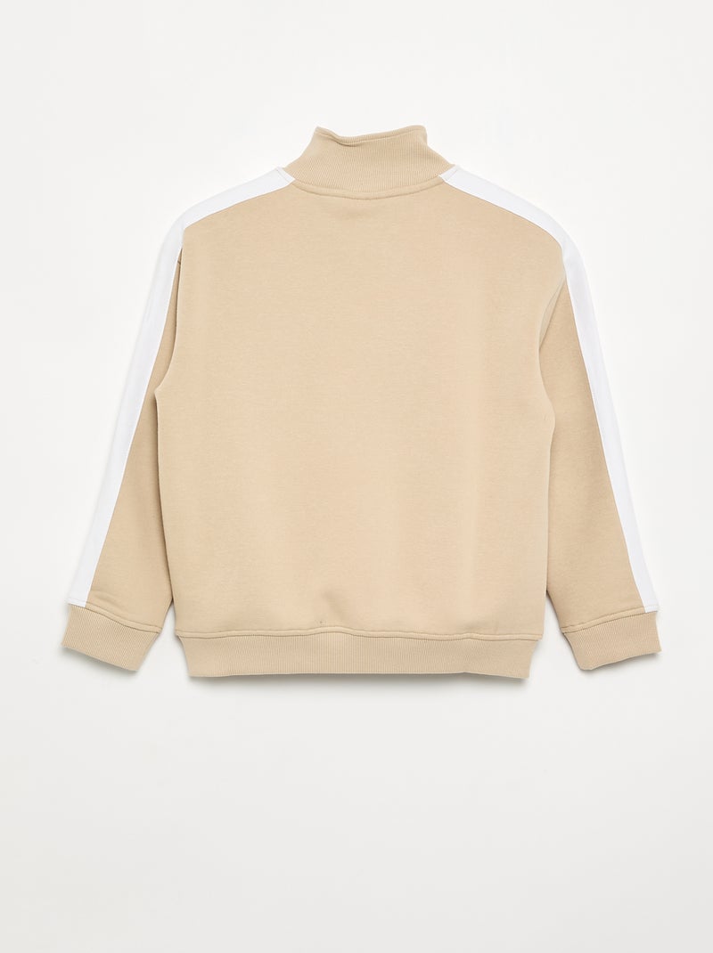 Sudadera 'Minecraft' con cuello de camionero Beige - Kiabi