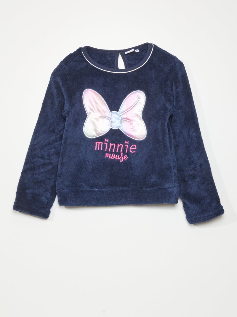 Sudadera 'Minnie' de tejido polar AZUL - Kiabi