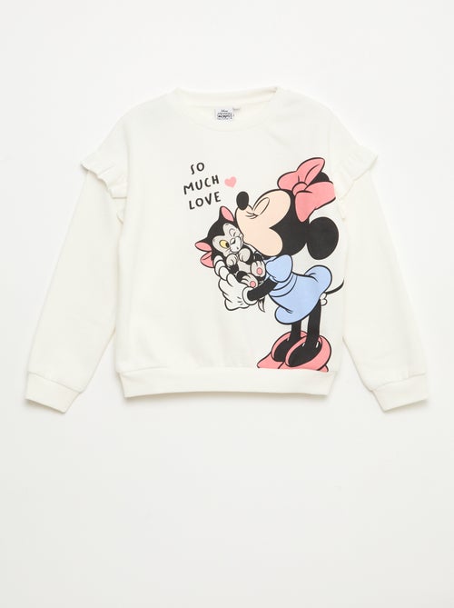 Sudadera 'Minnie' 'Disney' con volantes en las mangas - Kiabi