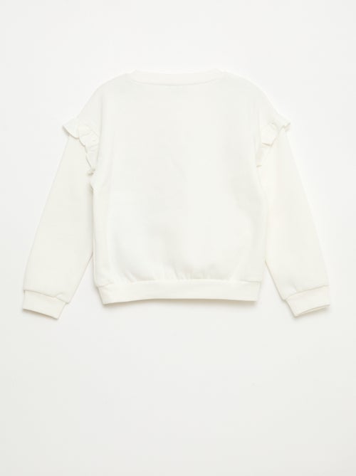 Sudadera 'Minnie' 'Disney' con volantes en las mangas - Kiabi