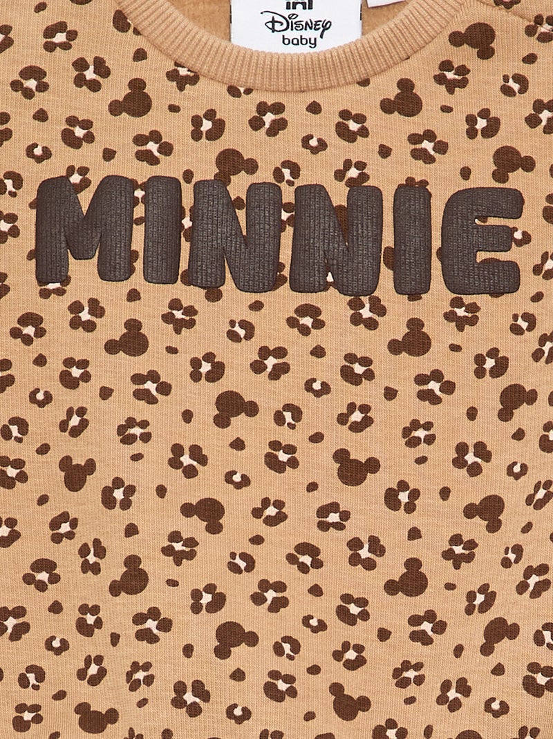 Sudadera 'Minnie' 'Disney' con volantes en los hombros Beige - Kiabi