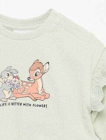 Sudadera 'Minnie' 'Disney' de manga larga con volantes bordados