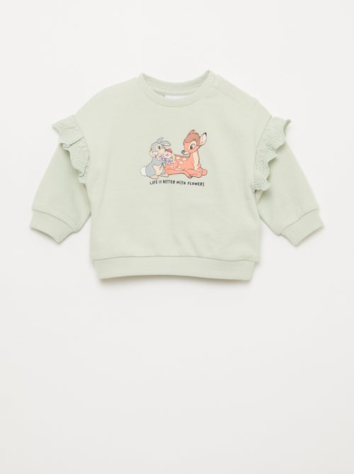 Sudadera 'Minnie' 'Disney' de manga larga con volantes bordados - Kiabi