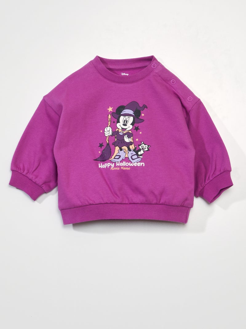 Sudadera 'Minnie Mouse' - Halloween PURPURA - Kiabi