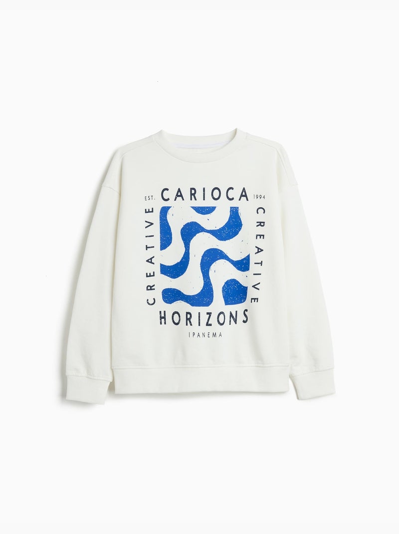 Sudadera, MO Fashion Blanco - Kiabi