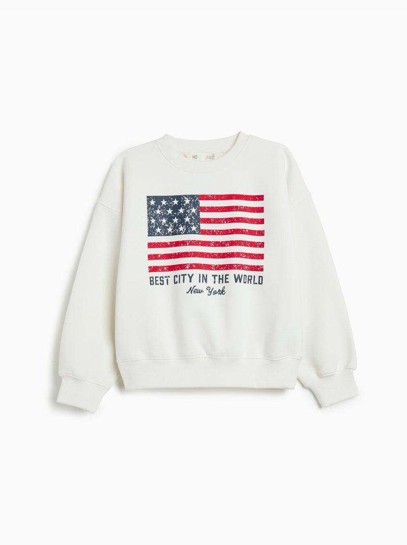 Sudadera, MO Fashion Blanco - Kiabi