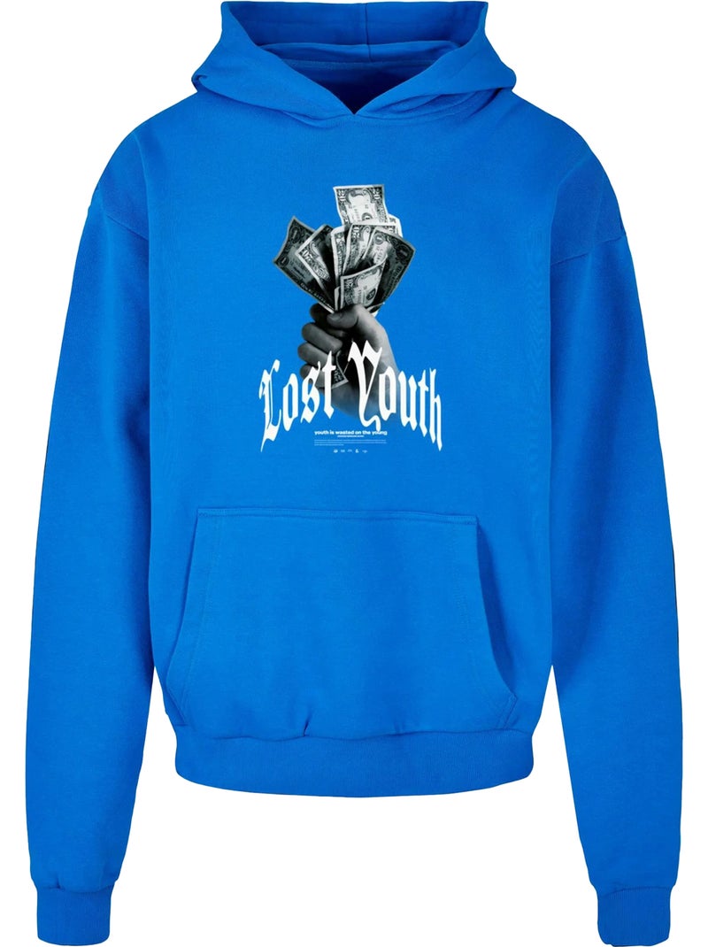 Sudadera money v.1 para hombre - lost youth Azul cobalto - Kiabi