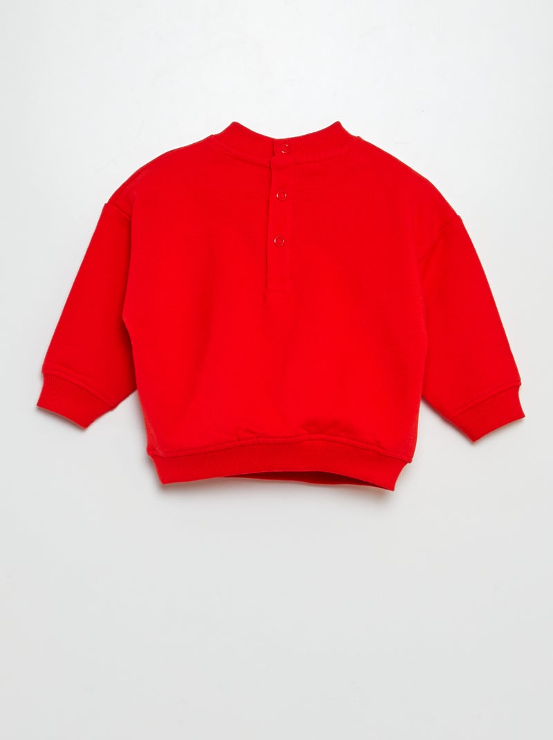 Sudadera 'Mr Men & Little Miss' 'Monsieur Costaud' ROJO - Kiabi