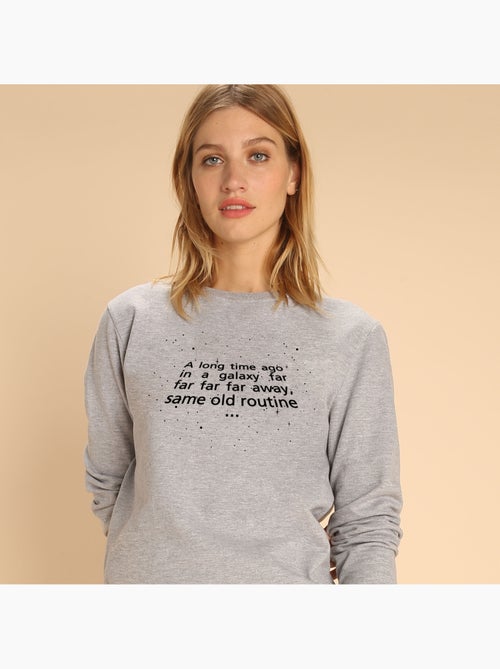 Sudadera Mujer - A LONG TIME AGO - Kiabi Sudadera Mujer - A LONG TIME AGO - Kiabi