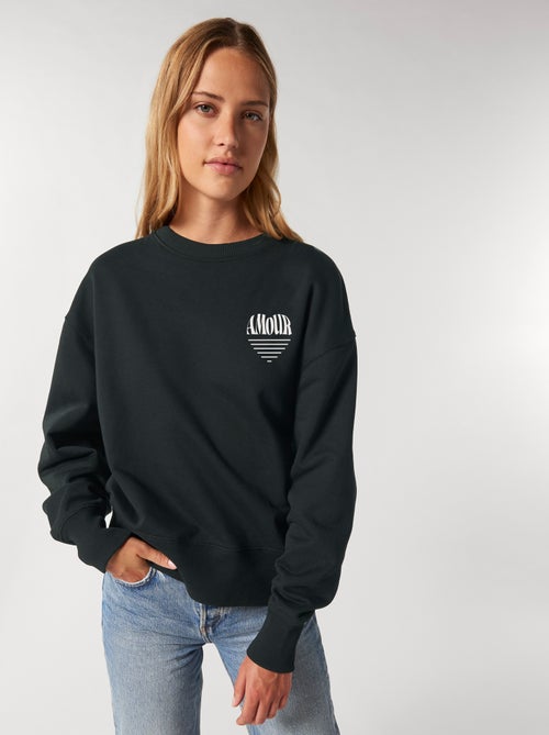 Sudadera Mujer - AMOUR COEUR 2 - Kiabi Sudadera Mujer - AMOUR COEUR 2 - Kiabi
