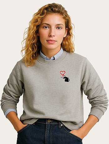 Sudadera Mujer - BANKSY LOVE RAT