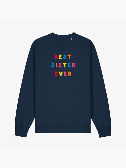 Sudadera Mujer - BEST SISTER EVER COLORÉE WAF - Kiabi