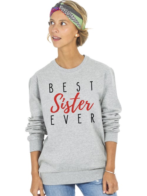 Sudadera Mujer - BEST SISTER EVER - Kiabi