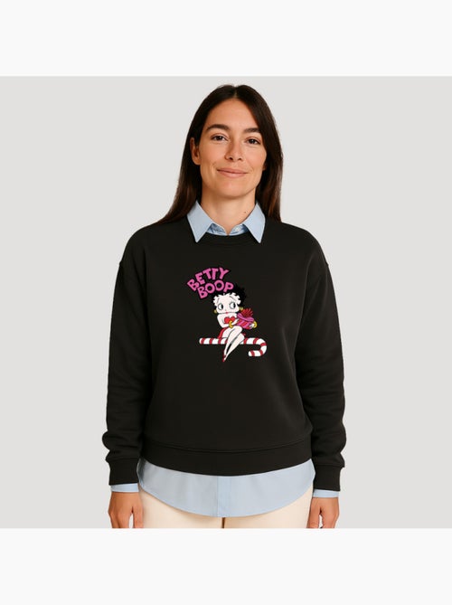 Sudadera mujer - betty boop 2- navidad - Kiabi Sudadera mujer - betty boop 2- navidad - Kiabi