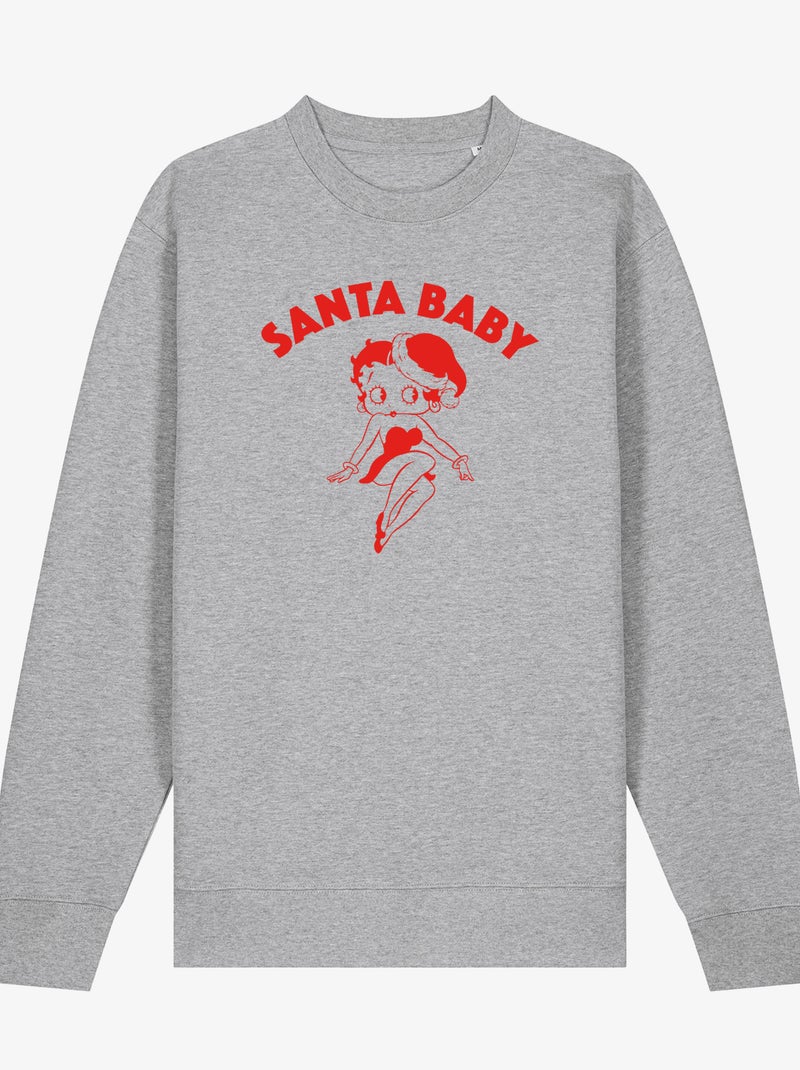 Sudadera Mujer - BETTY BOOP 3 Gris jaspeado - Kiabi