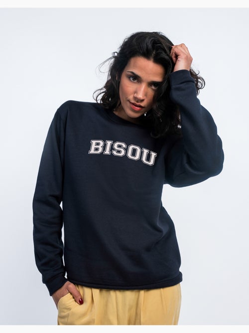 Sudadera Mujer - BISOU TYPO USA - Kiabi Sudadera Mujer - BISOU TYPO USA - Kiabi