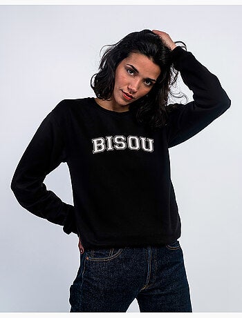 Sudadera Mujer - BISOU TYPO USA