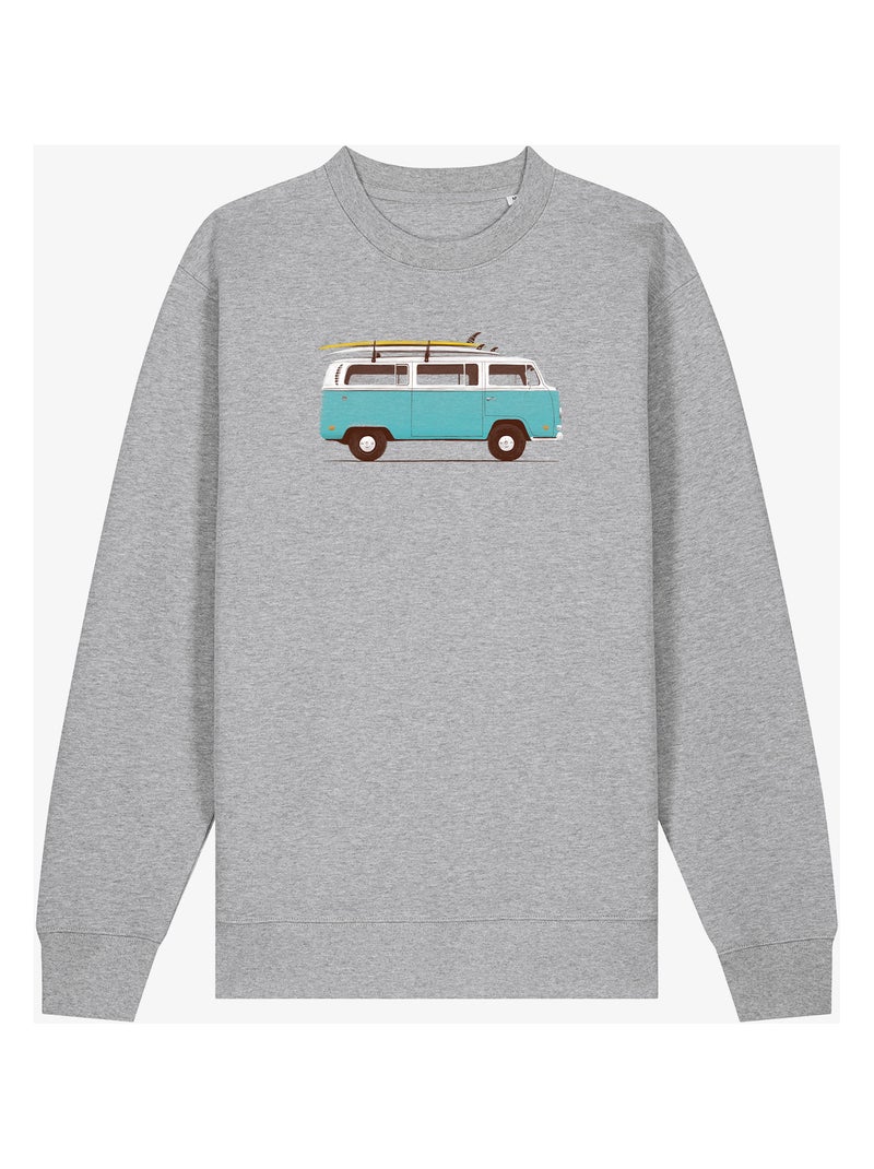 Sudadera Mujer - BLUE VAN Gris jaspeado - Kiabi