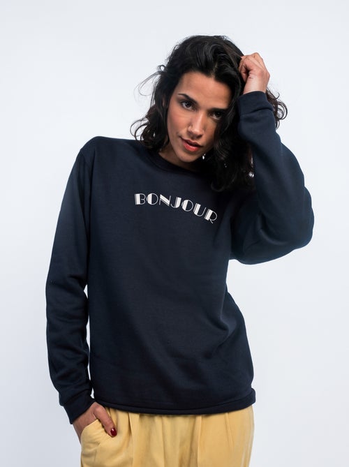 Sudadera Mujer - BONJOUR - Kiabi Sudadera Mujer - BONJOUR - Kiabi