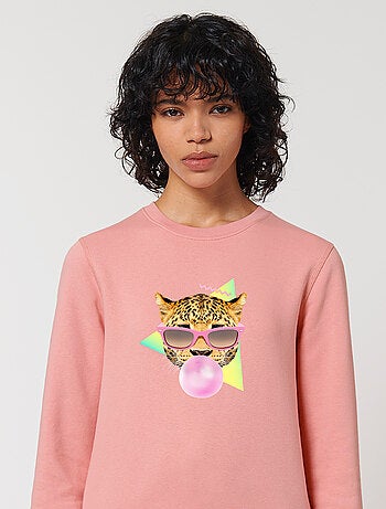 Sudadera Mujer - BUBBLE GUM LEO
