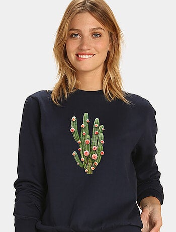 Sudadera Mujer - CACTUS AND ROSES