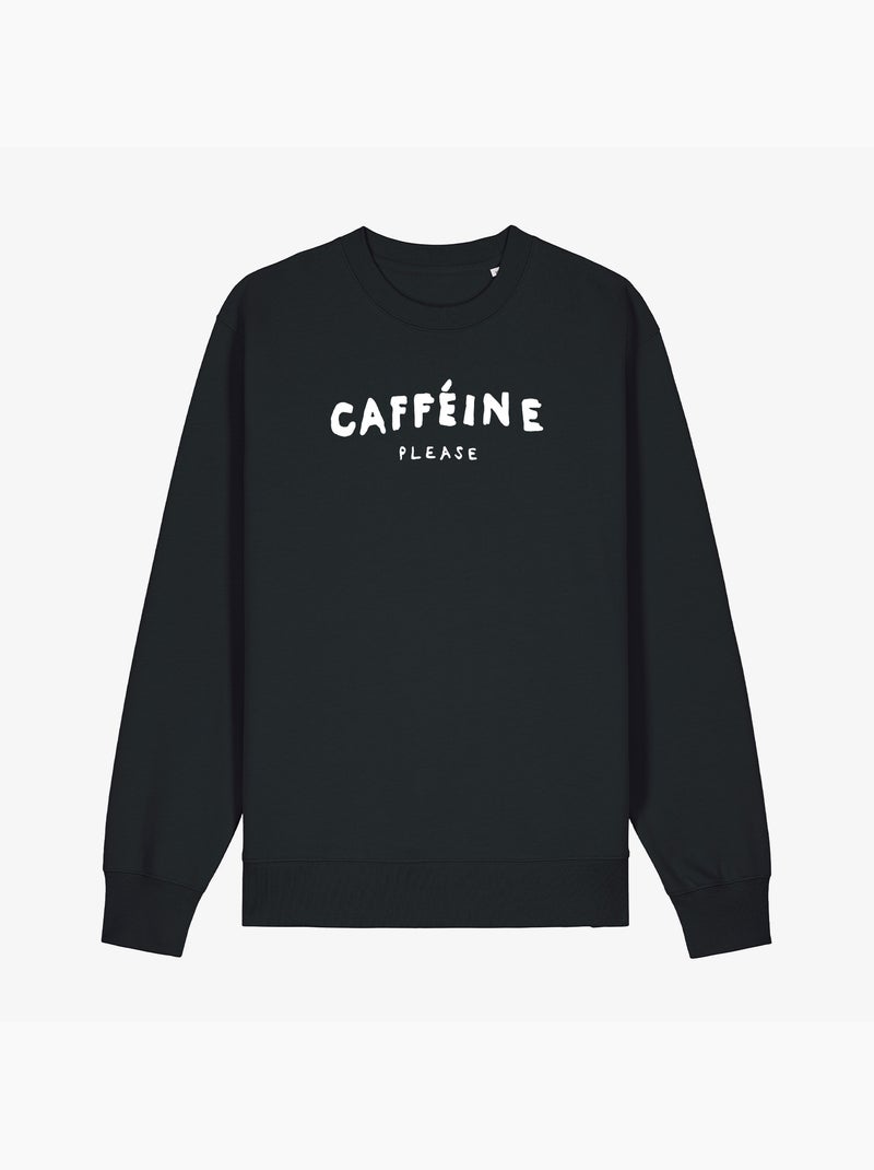 Sudadera Mujer - CAFFEINE PLEASE Negro - Kiabi